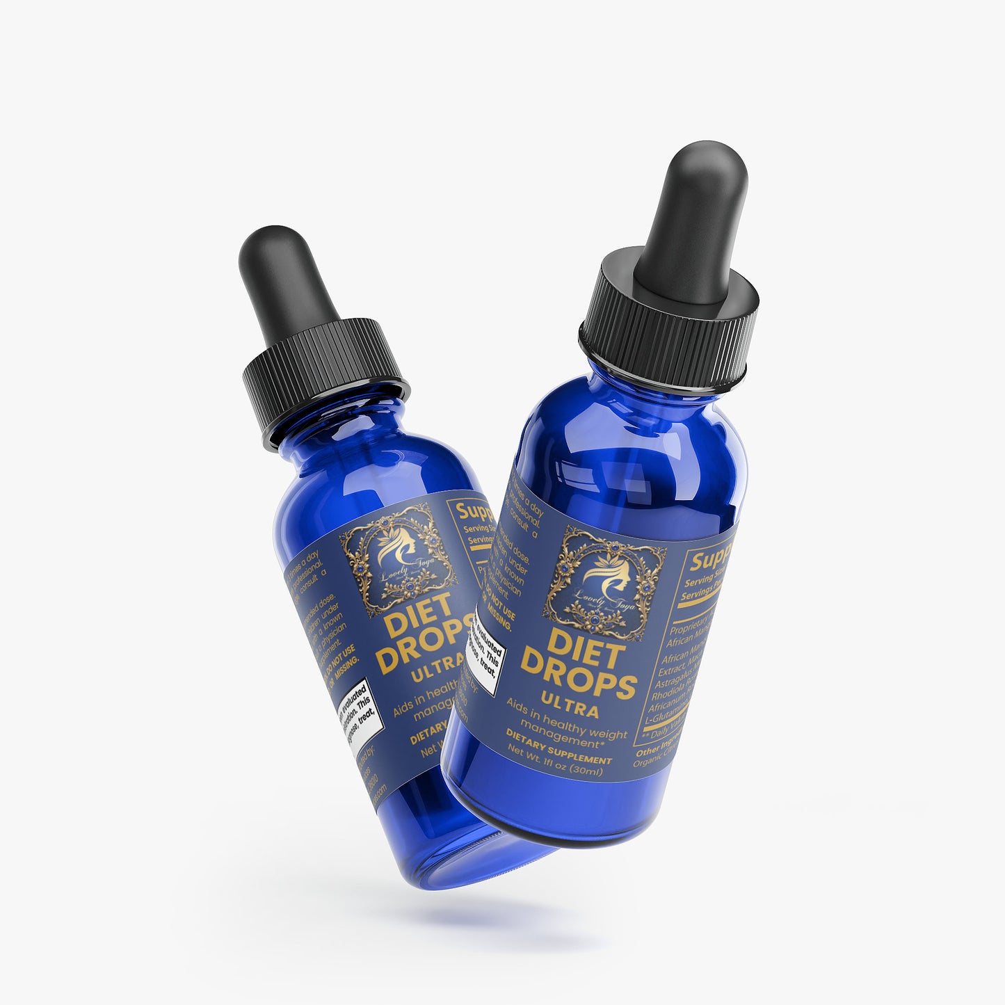 Lovely Toya Diet Drops Ultra 1 oz - Hillery's Products & Services