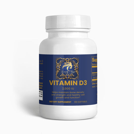 Lovely Toya Vitamin D3 2,000 IU - Hillery's Products & Services