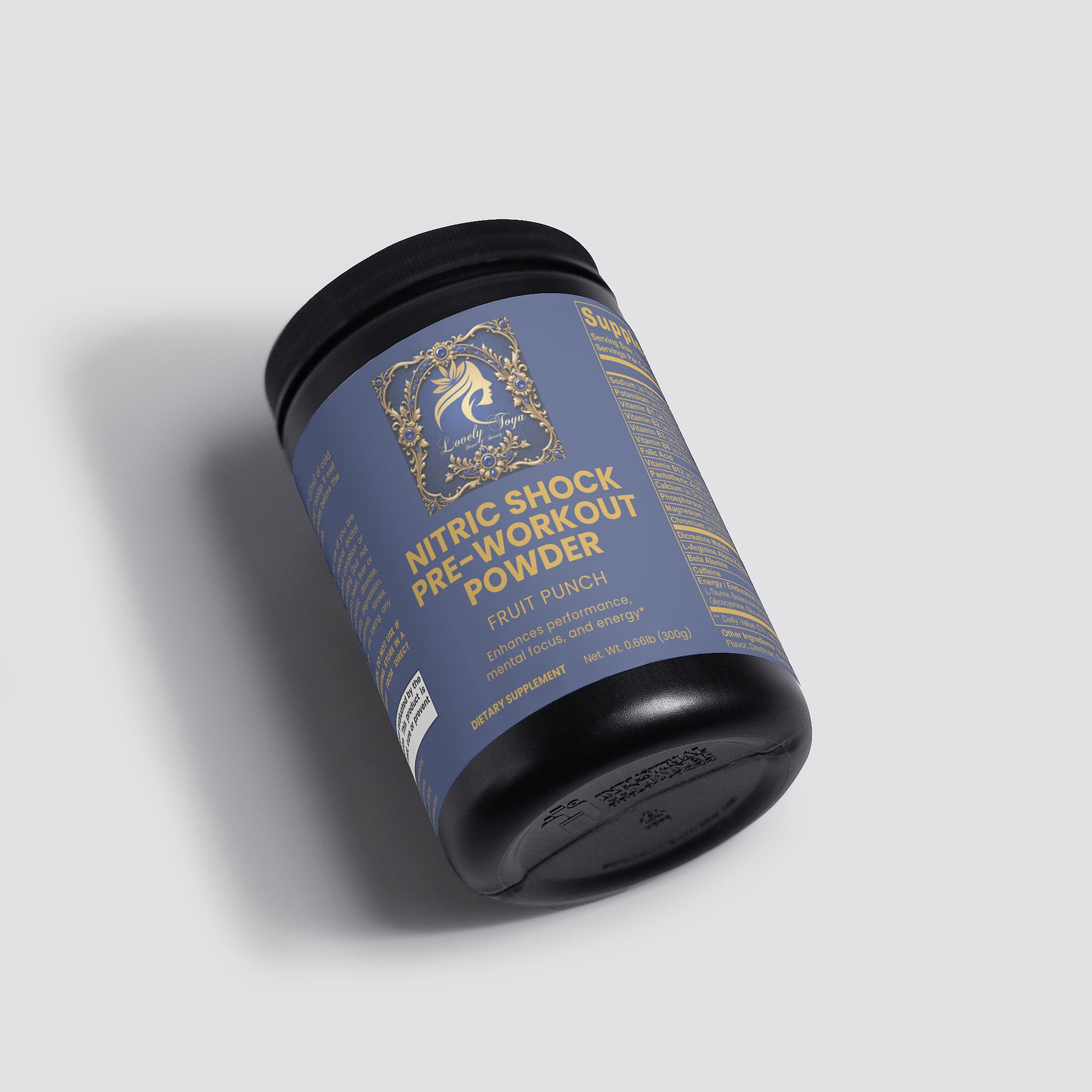 Lovely Toya Nitric Shock Pre-Workout Powder (Fruit Punch) - Hillery's Products & Services