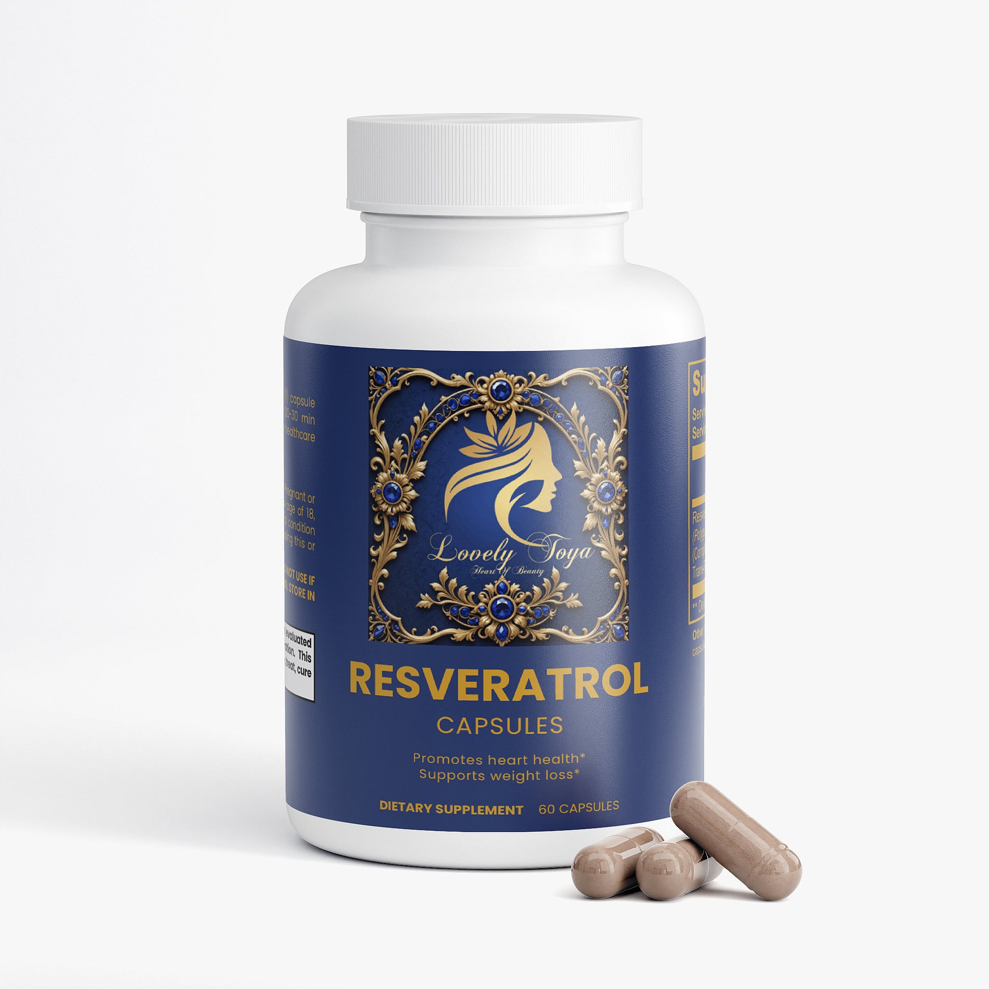 Lovely Toya Resveratrol 50% 600mg - Hillery's Products & Services