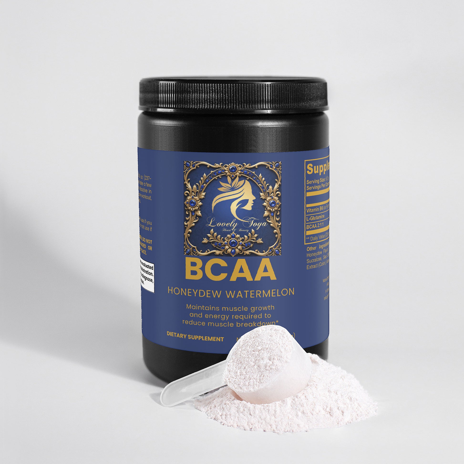 Lovely Toya BCAA Post Workout Powder (Honeydew/Watermelon) - Hillery's Products & Services