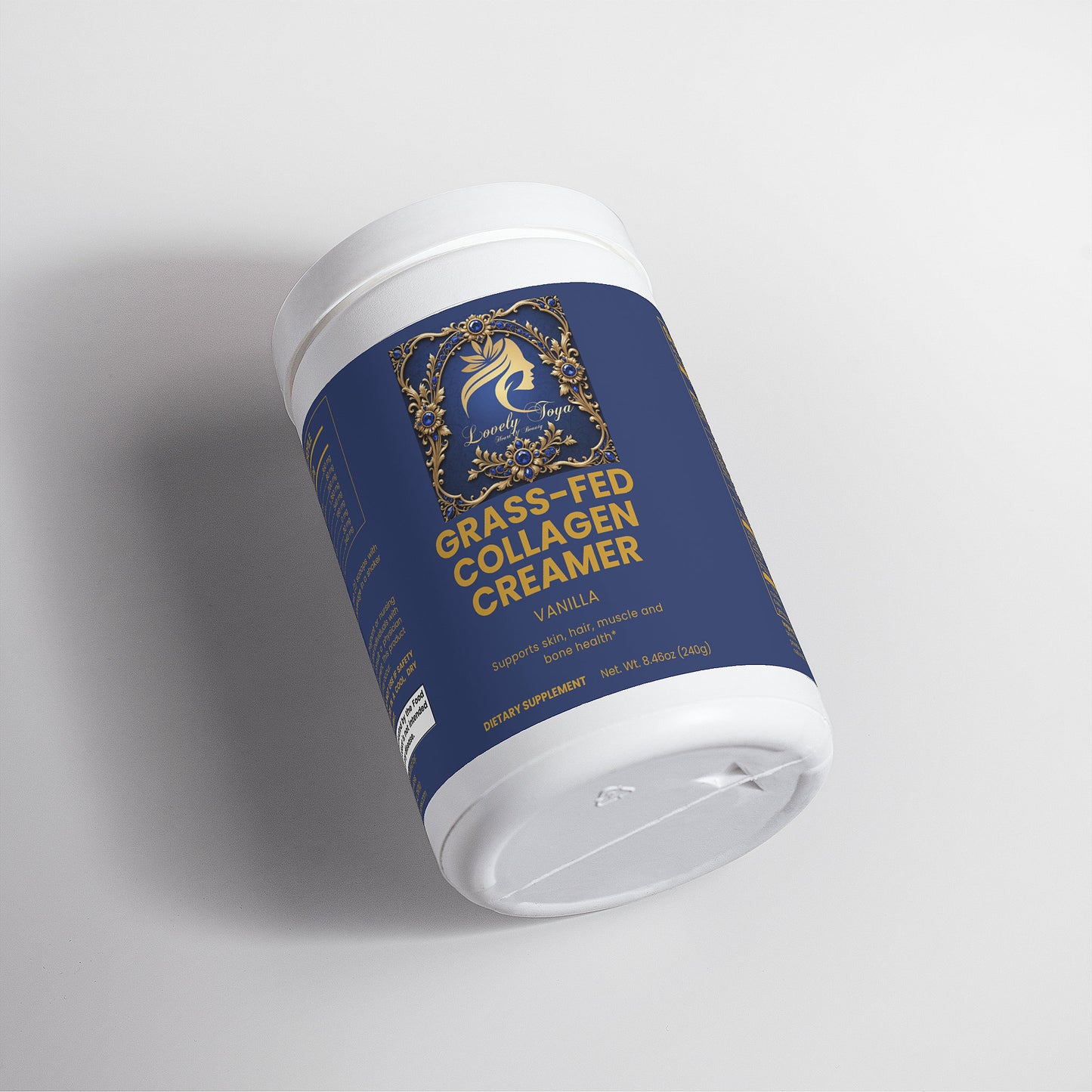 Lovely Toya Grass-Fed Collagen Creamer (Vanilla) - Hillery's Products & Services