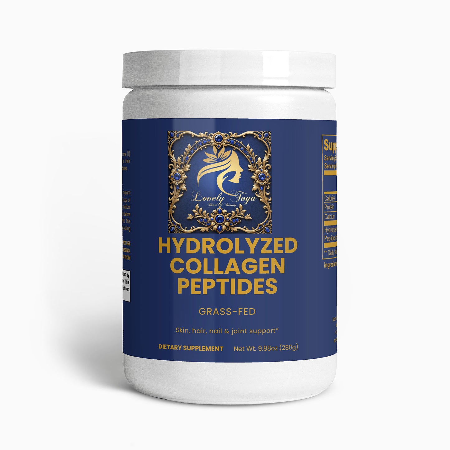 Lovely Toya Grass-Fed Hydrolyzed Collagen Peptides - Hillery's Products & Services