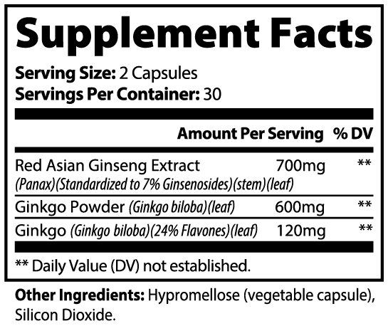 Lovely Toya Ginkgo Biloba + Ginseng - Hillery's Products & Services