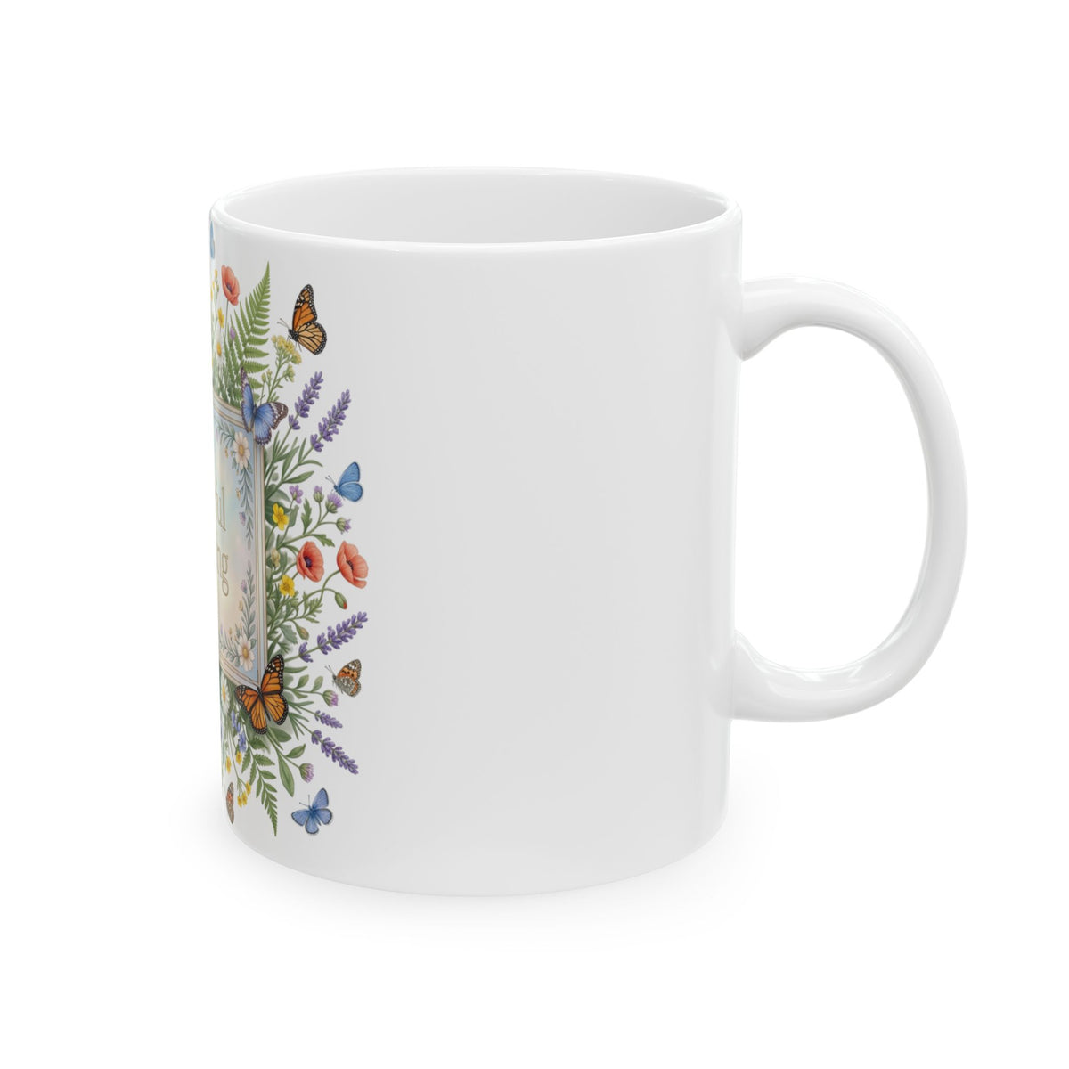 Peaceful Thinking Ceramic Mug, (11oz, 15oz)