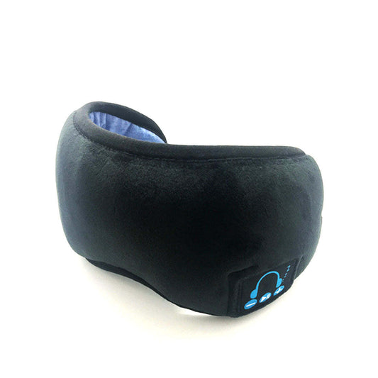 BLACK - EZ Sleep Eye Blind Fold with Bluetooth Music
