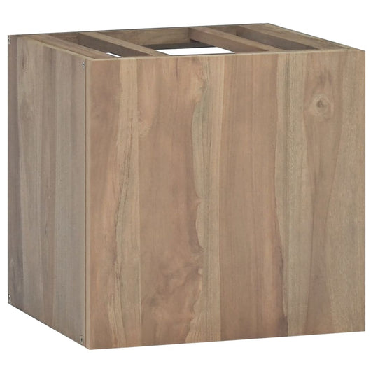 Wall-mounted Bathroom Cabinet Natural Teak Solid teak wood - Hillery's Products & Services