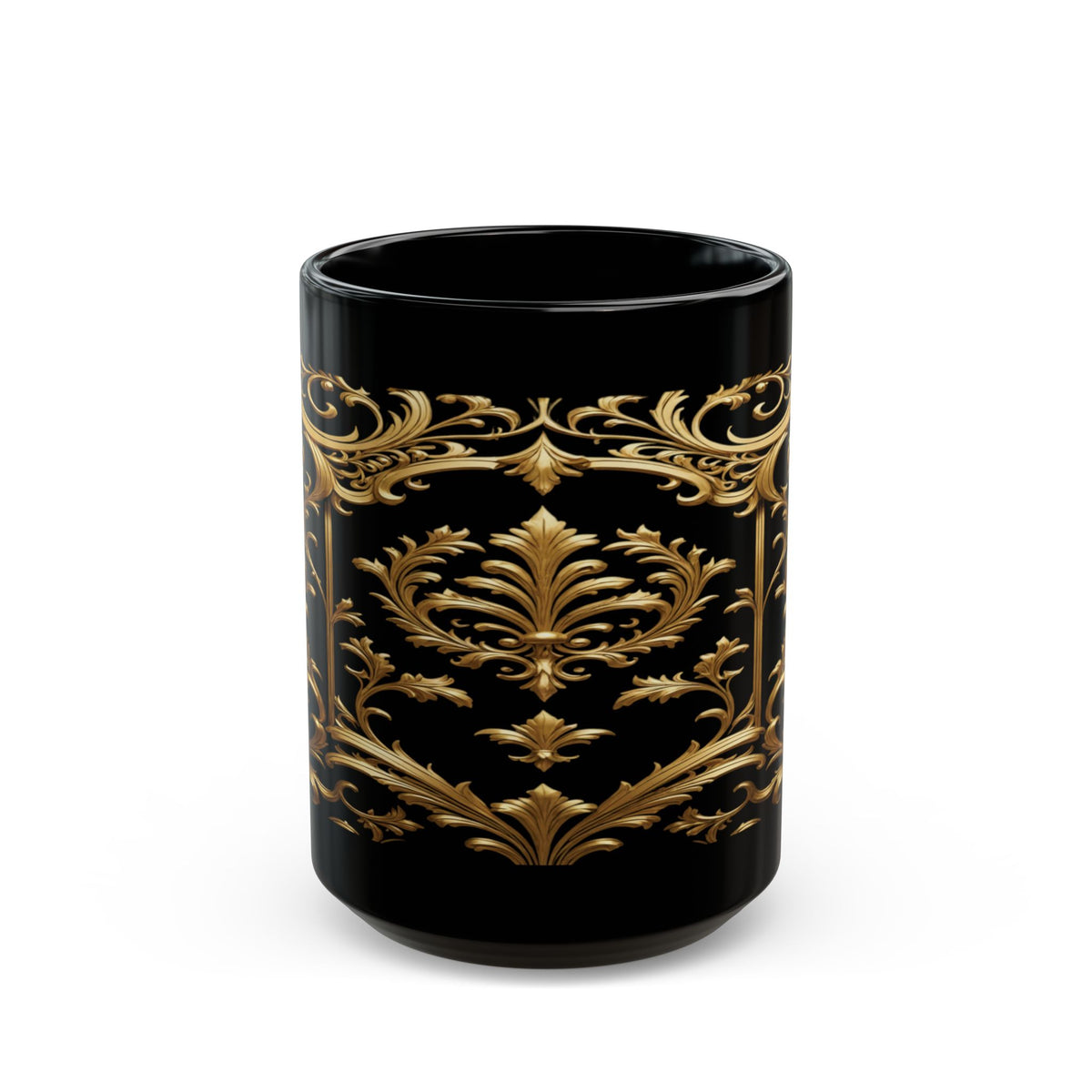 Elegant Gold & Black Mug (11oz, 15oz)