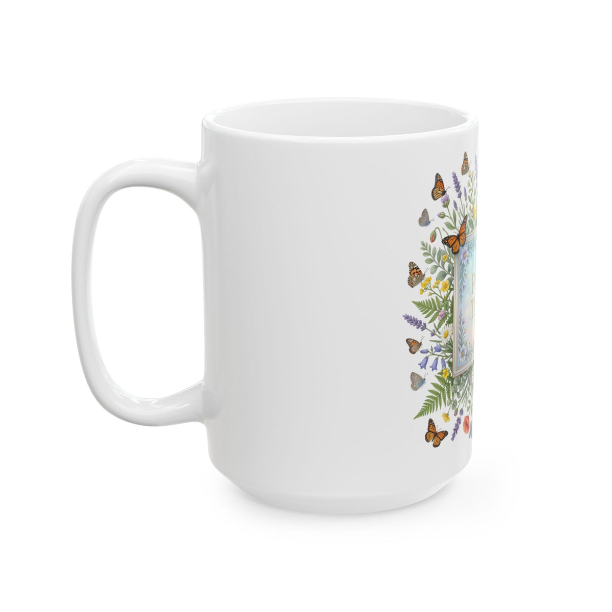 Peaceful Thinking Ceramic Mug, (11oz, 15oz)