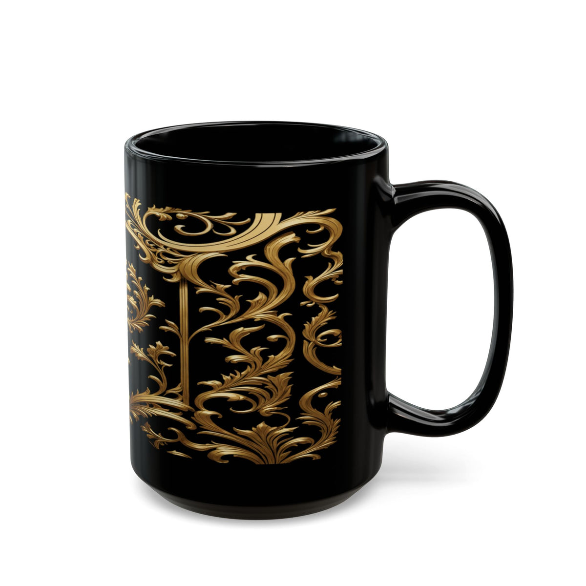 Elegant Gold & Black Mug (11oz, 15oz)
