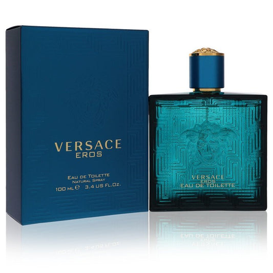 Versace Eros by Versace Eau De Toilette Spray 3.4 oz (Men) - Hillery's Products & Services