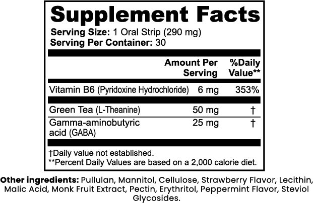 Lovely Toya Cognitive Relax Strips - Hillery's Products & Services