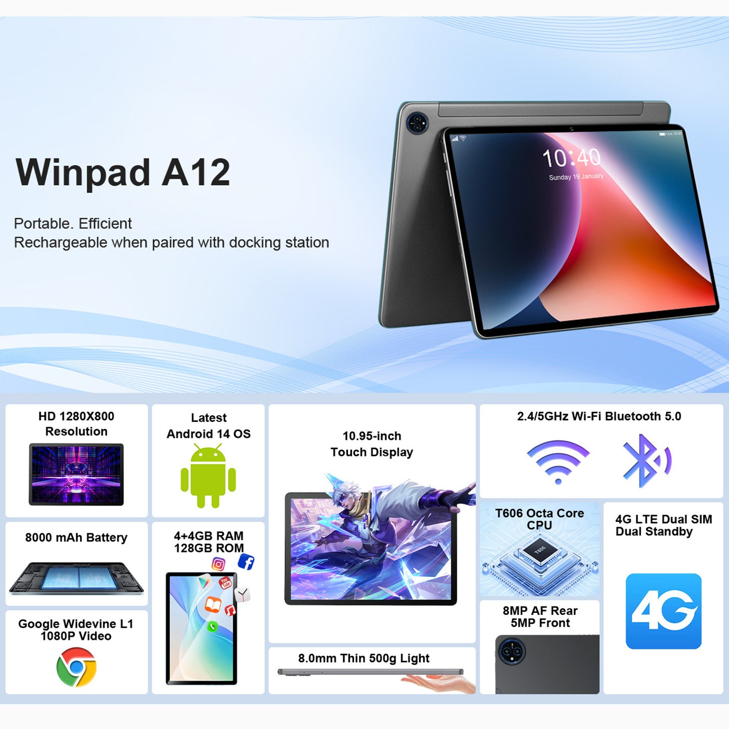 Office Business Light Luxury Elegant Tablet PC - Hillery's Products & Services