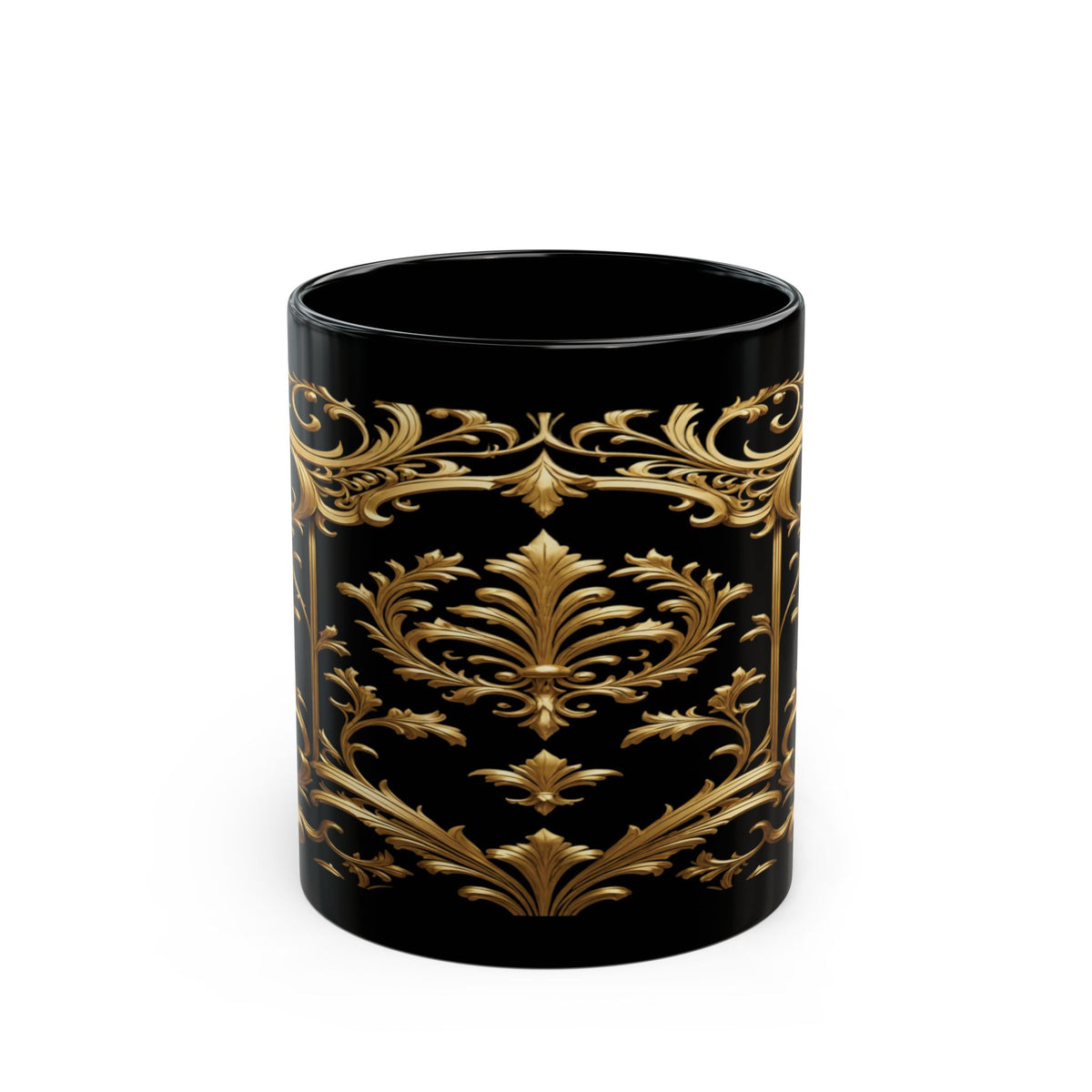 Elegant Gold & Black Mug (11oz, 15oz)