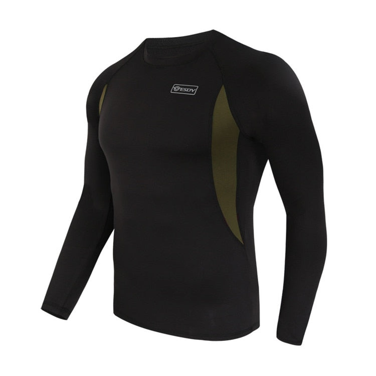 Winter Top quality new thermal underwear men underwear sets compression  fleece sweat quick drying thermo underwear men clothing
