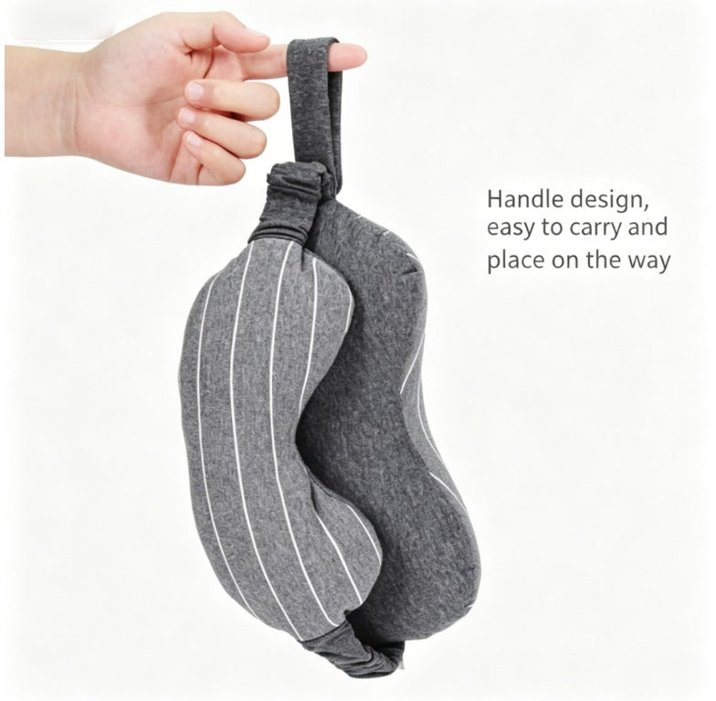 Car Neck Pillow U-Shaped Pillow with Eye Mask