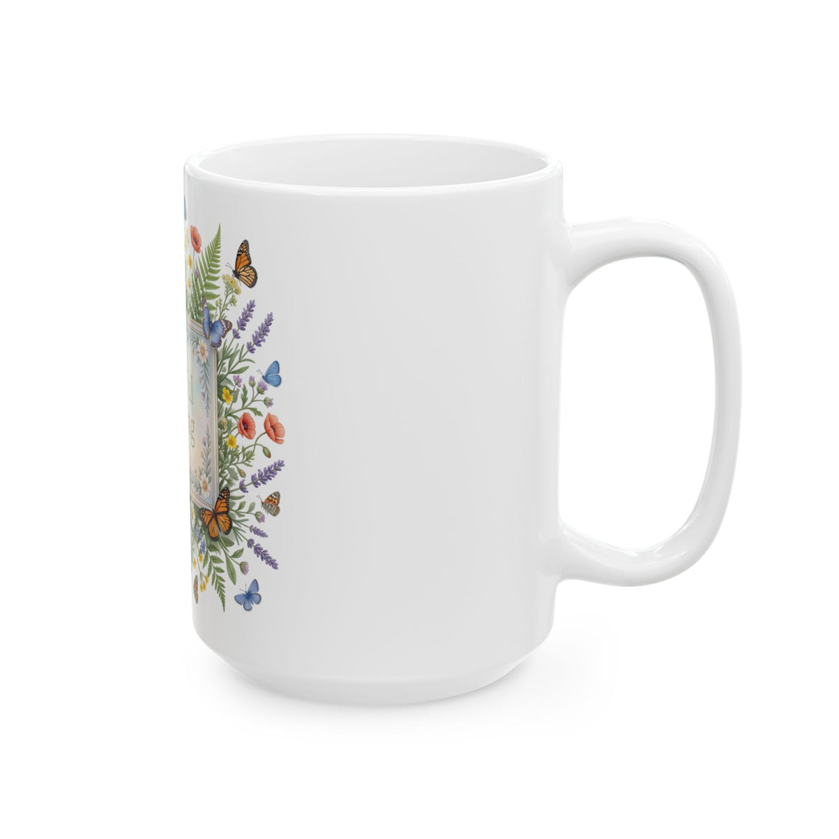 Peaceful Thinking Ceramic Mug, (11oz, 15oz)