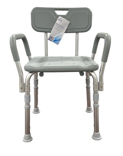 Bathroom Perfect Shower Chair with Back & Padded Arms Cs/2 - Hillery's Products & Services