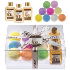 Bath Bombs Gift Set - Home Spa Set - Hillery's Products & Services