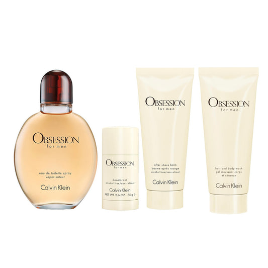 CALVIN KLEIN OBSESSION 4 PCS SET FOR MEN