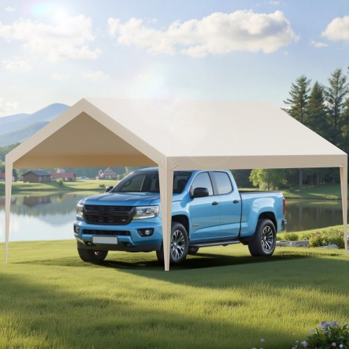 Carport Replacement Canopy, 12 x 20 ft Potable Garage Tent