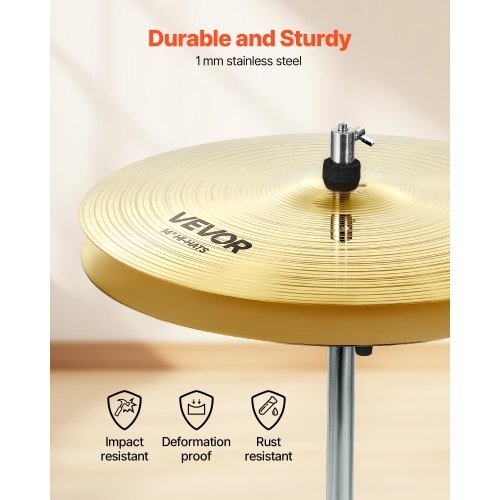 Cymbal Pack, 6 Pieces Cymbals for Drum Set