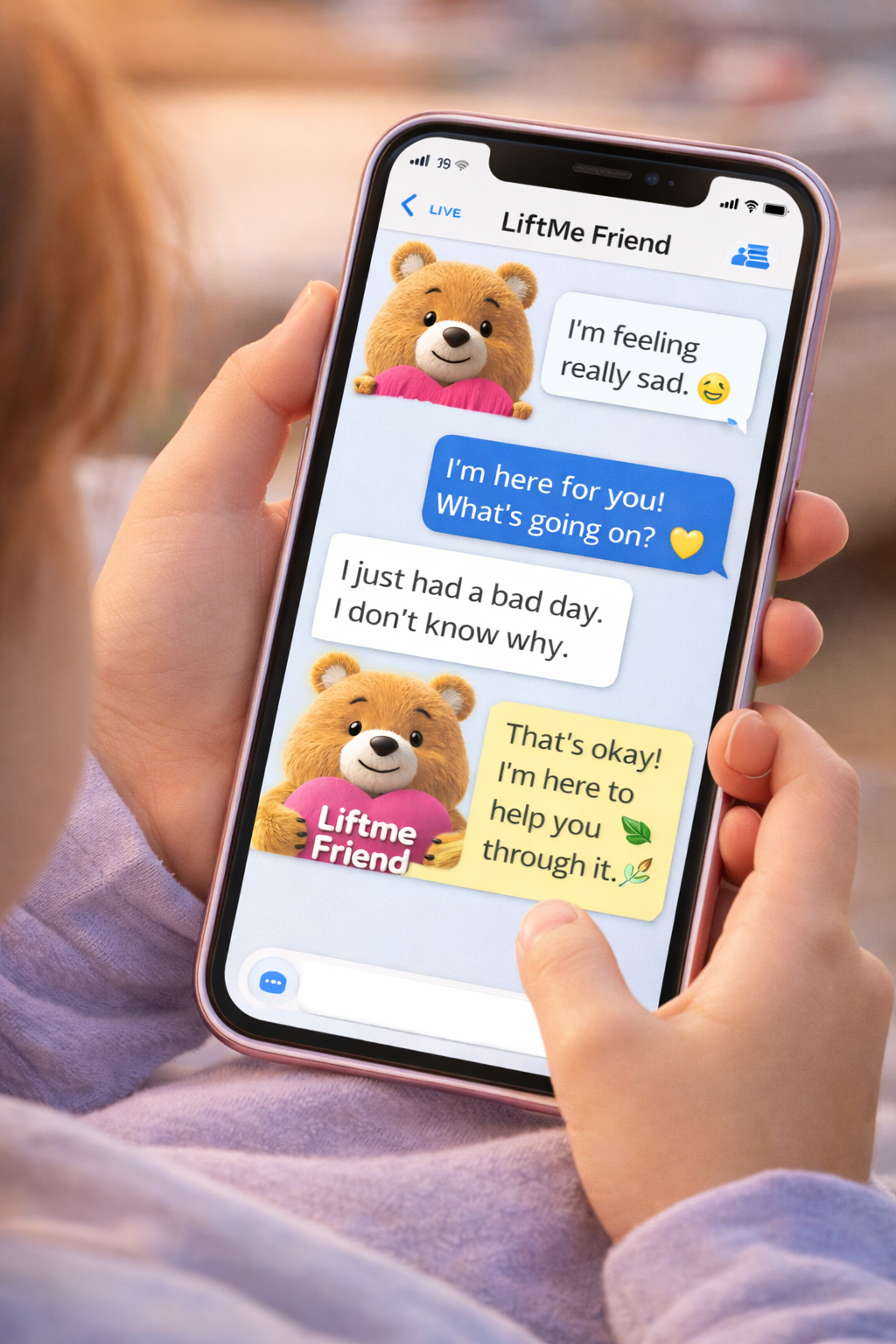 LiftMe Friend – Emotional Support & Mindset  AI Partner