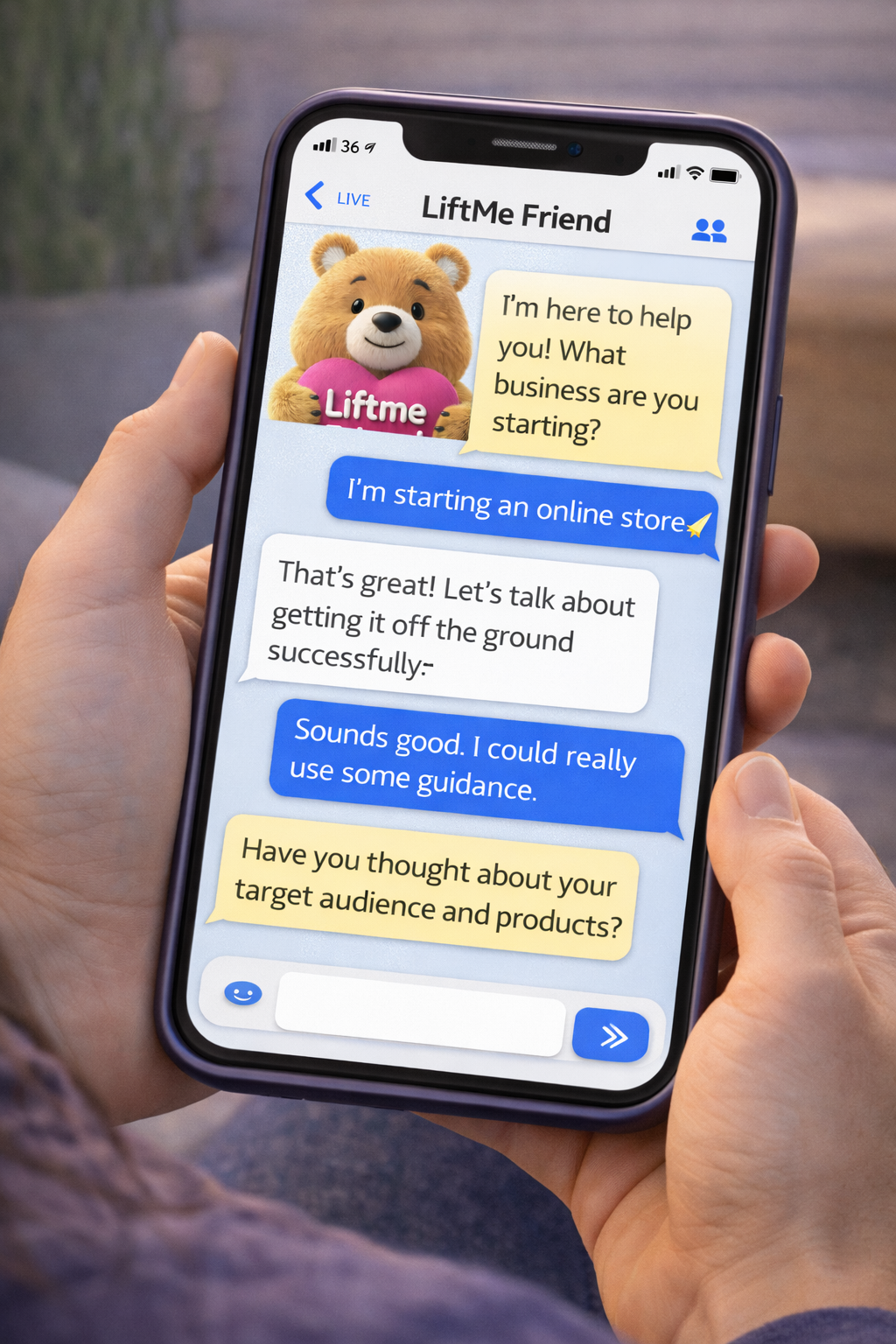 LiftMe Friend – Emotional Support & Mindset  AI Partner