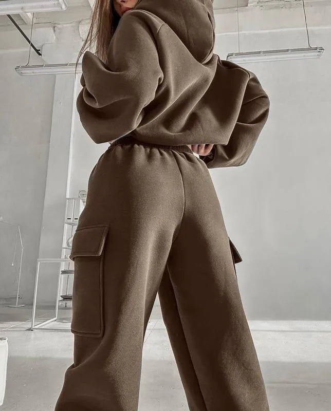 Hoodies And Pants Hoodies Set Clothes Women Two Pieces Sweatshirt