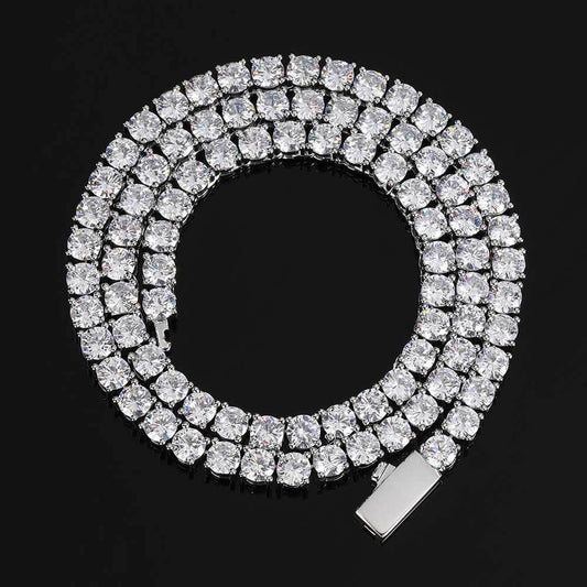 Stone Necklace Hip Hop Jewelry Full Diamond Men's Necklace