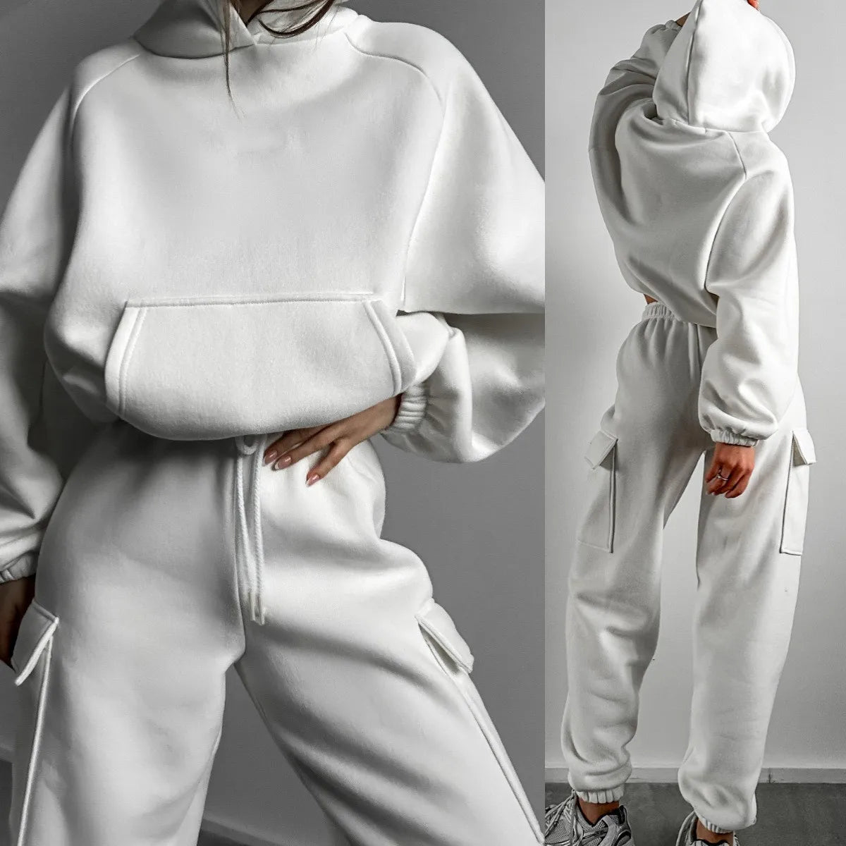 Hoodies And Pants Hoodies Set Clothes Women Two Pieces Sweatshirt