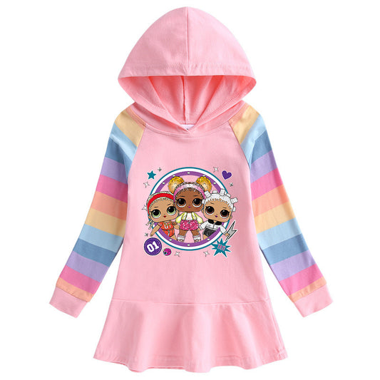 LOL Surprise Doll Children's Long Sleeve Skirt