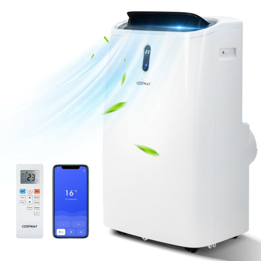 12000 BTU Portable 4-in-1 Air Conditioner with Smart Control-White - Hillery's Products & Services