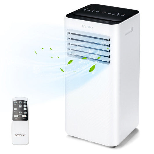 10000 BTU 4-in-1 Portable Air Conditioner with Dehumidifier and Sleep Mode