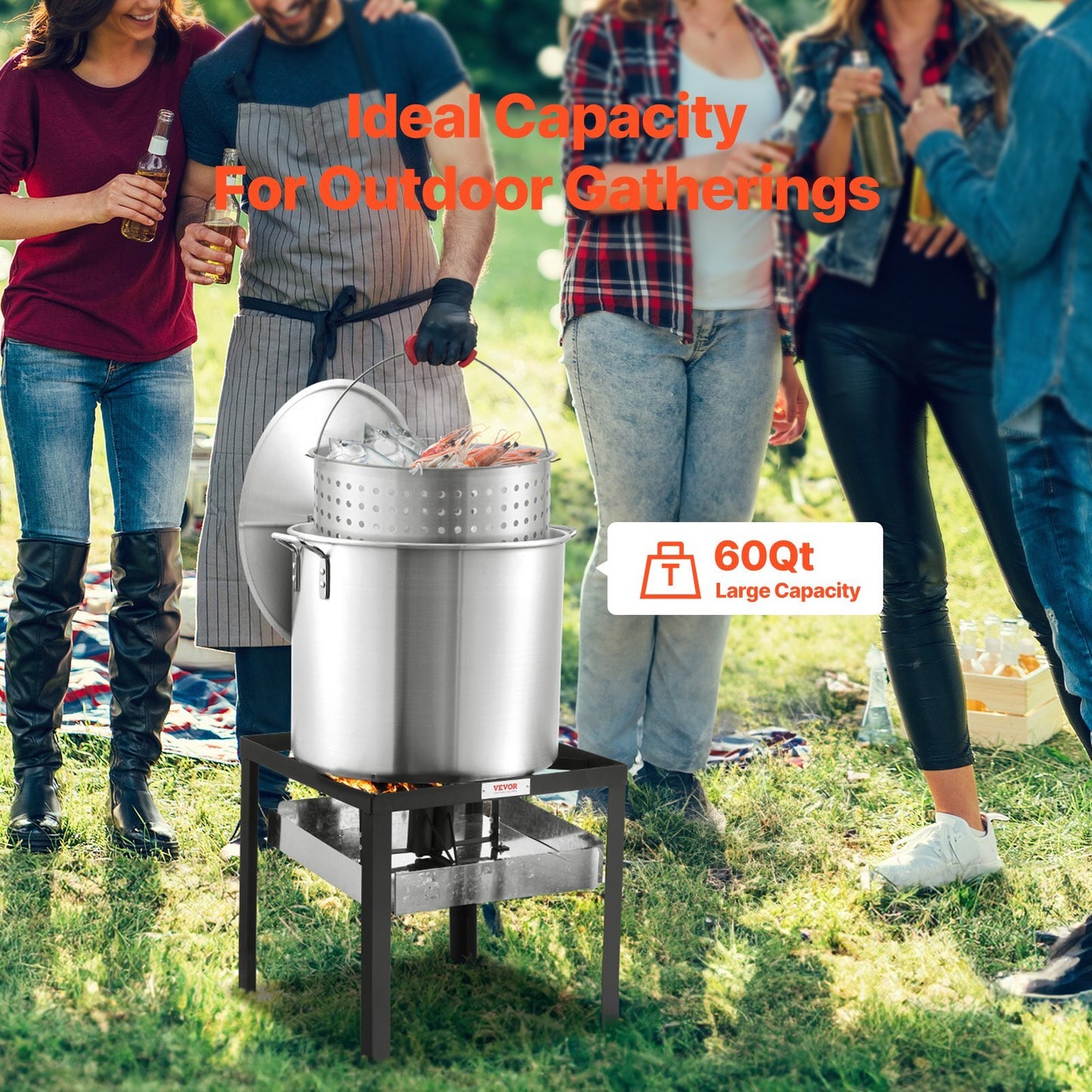 60 Qt Seafood Boiling Kit