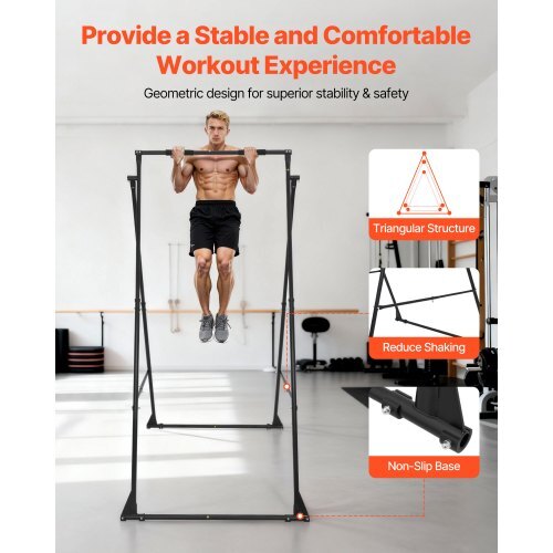 Yoga Stand Frame, Max 440.9 lbs Load Swing Stand, Triangular Structure Yoga Aerial Rig, Aerial Silk Stands with EVA Foam, 4-Level Horizontal & 6-Level Vertical Adjustment, Multi-Functional