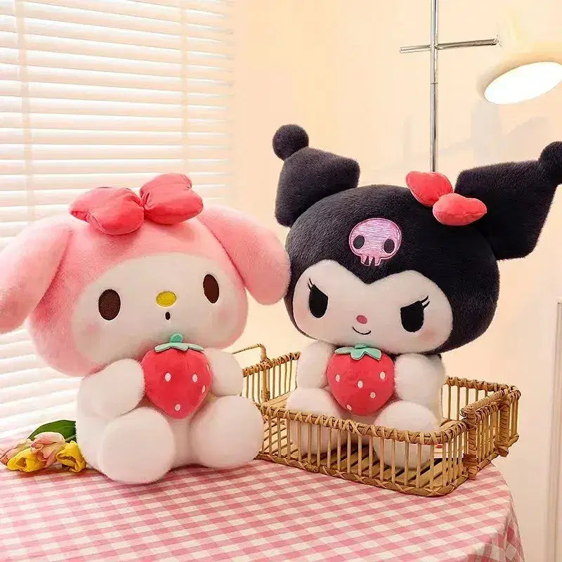 Sanrio Strawberry Kuromi Pillow Plush Toy - Hillery's Products & Services