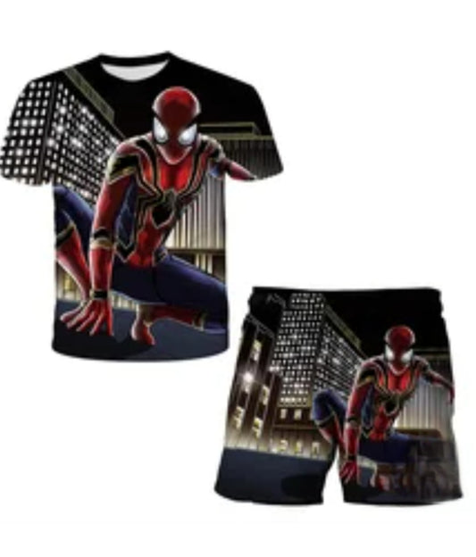 Spiderman 3pc Short Set - Hillery's Products & Services