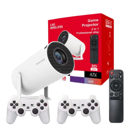 HY300  Game Projector Android 11 System With Wireless Gaming Control