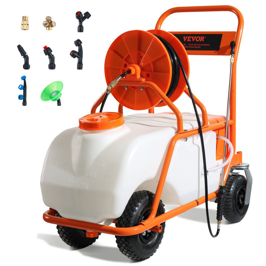 Battery Powered Lawn Sprayer on Wheel