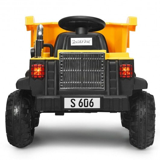 12V Battery Kids Ride On Dump Truck with Electric Bucket