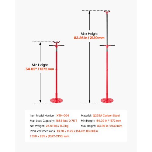 Underhoist Support Stand, 3/4 Ton (1653 lbs)