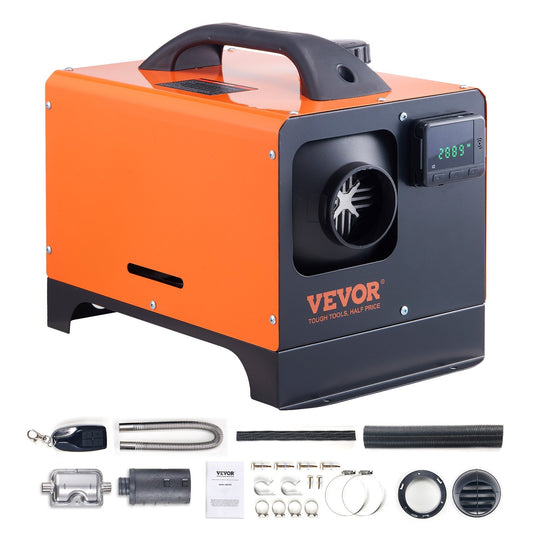 VEVOR Diesel Air Heater All-in-one 12V 5KW LCD Remote Control for Car RV Indoors - Hillery's Products & Services
