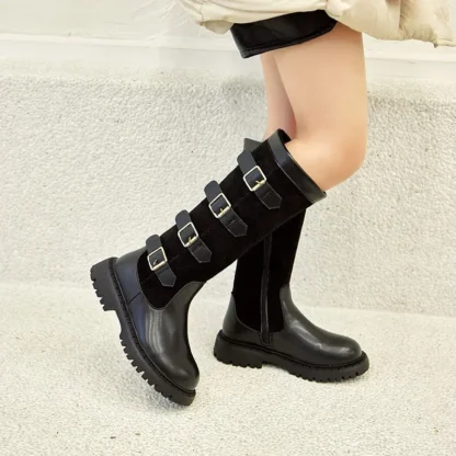 High Boots for Girls Fashion and Comfortable British Style - Image 5