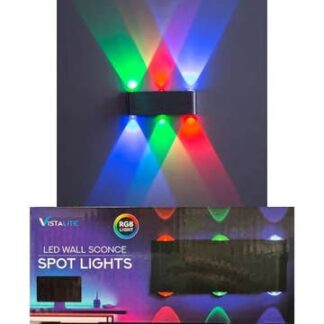 Vista Life LED - LED Wall SpotLight Sconce - RGB Brite Clear